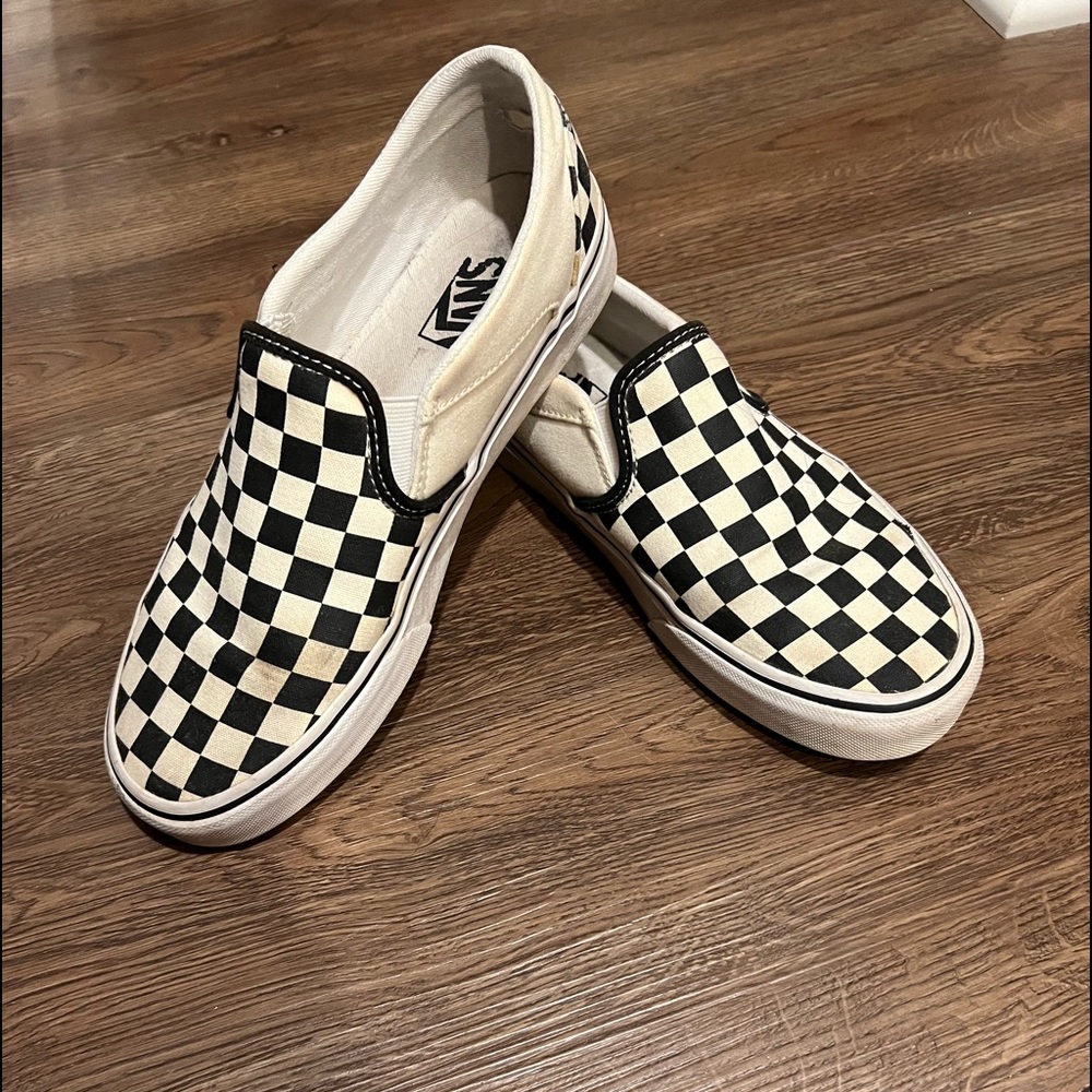 Checkered vans